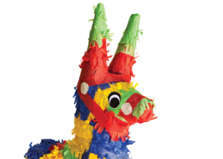 colorful donkey piñata