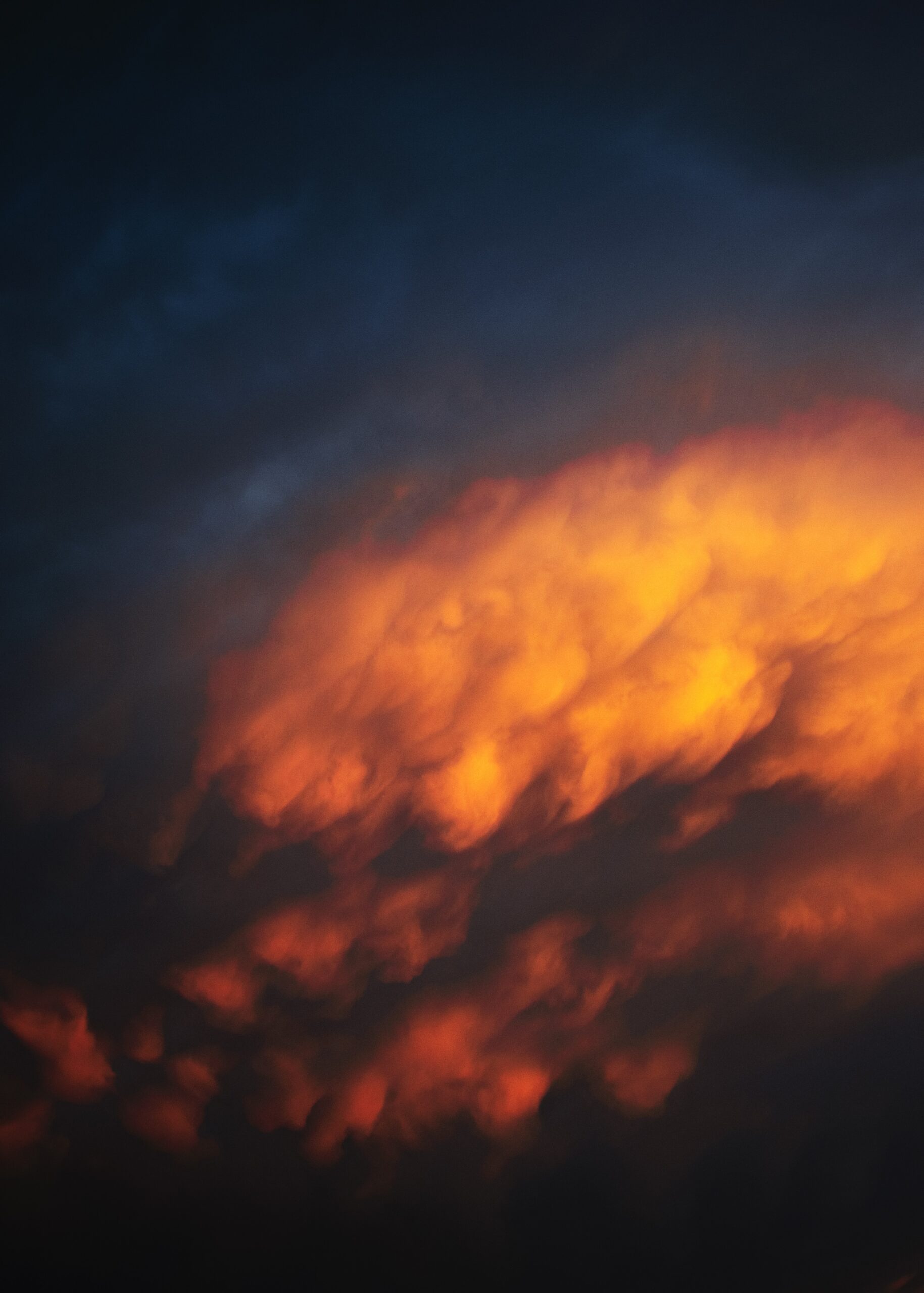 Yellow and red smoke
